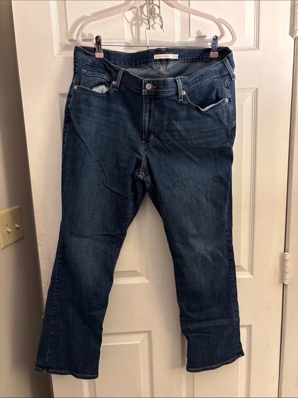 Levi's Dark Indigo Women’s Straight-Leg Jeans